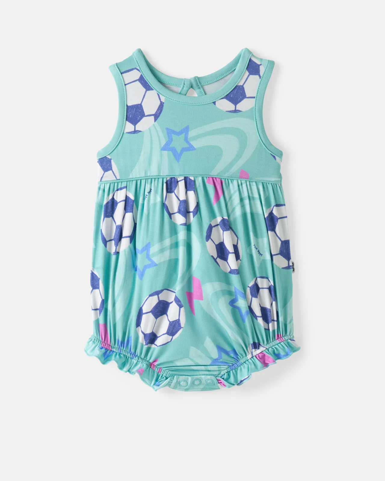 Aqua Soccer Stars Bubble Romper - Image 7