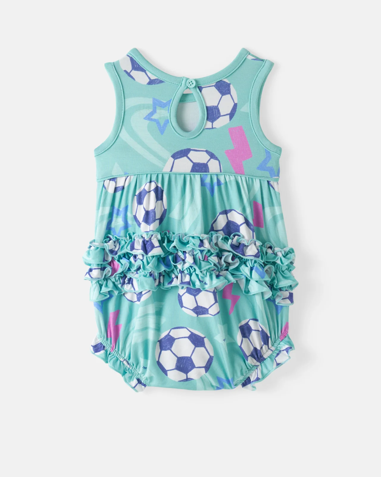 Aqua Soccer Stars Bubble Romper - Image 8