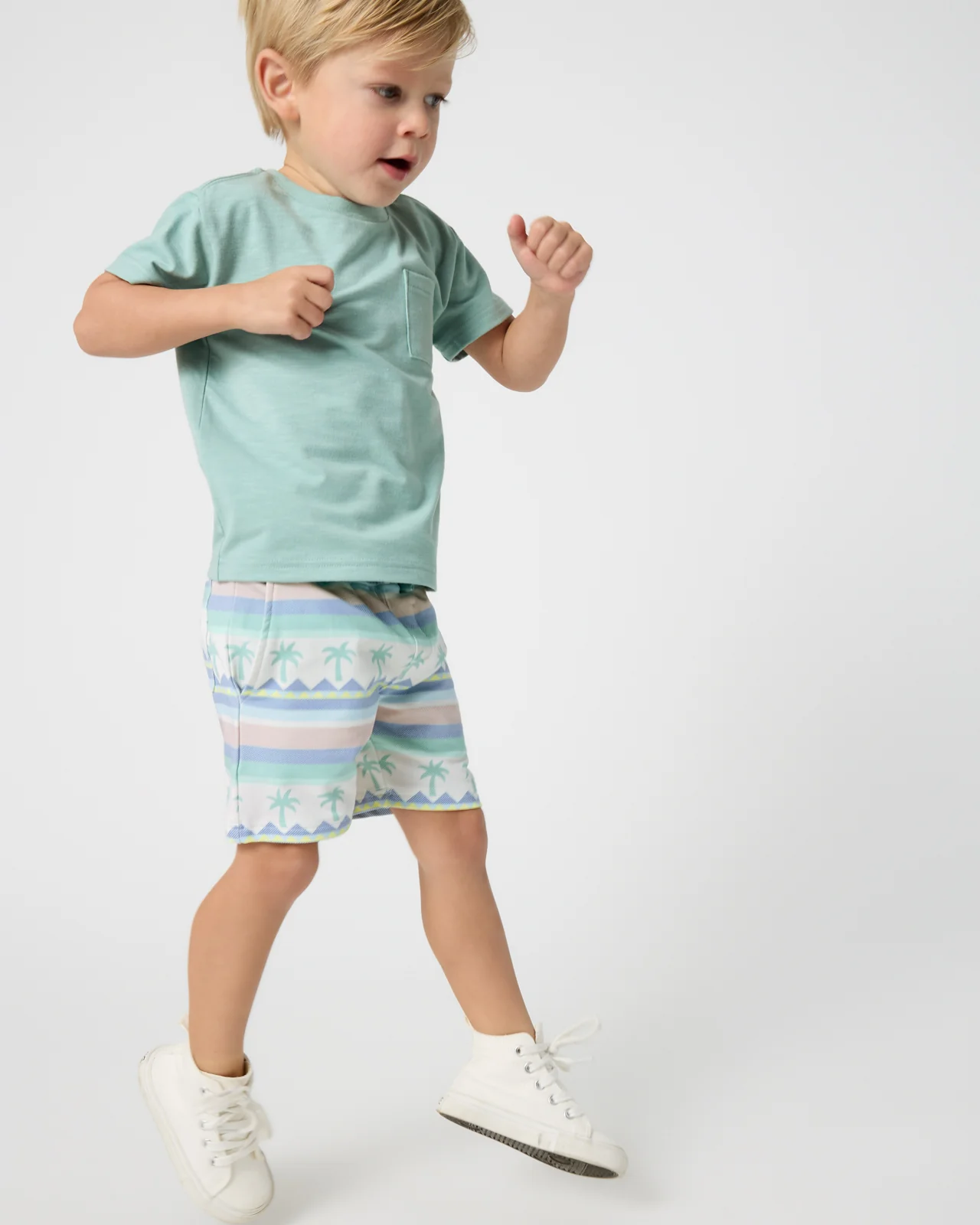 Swell Stripes Drawstring Shorts - Image 5