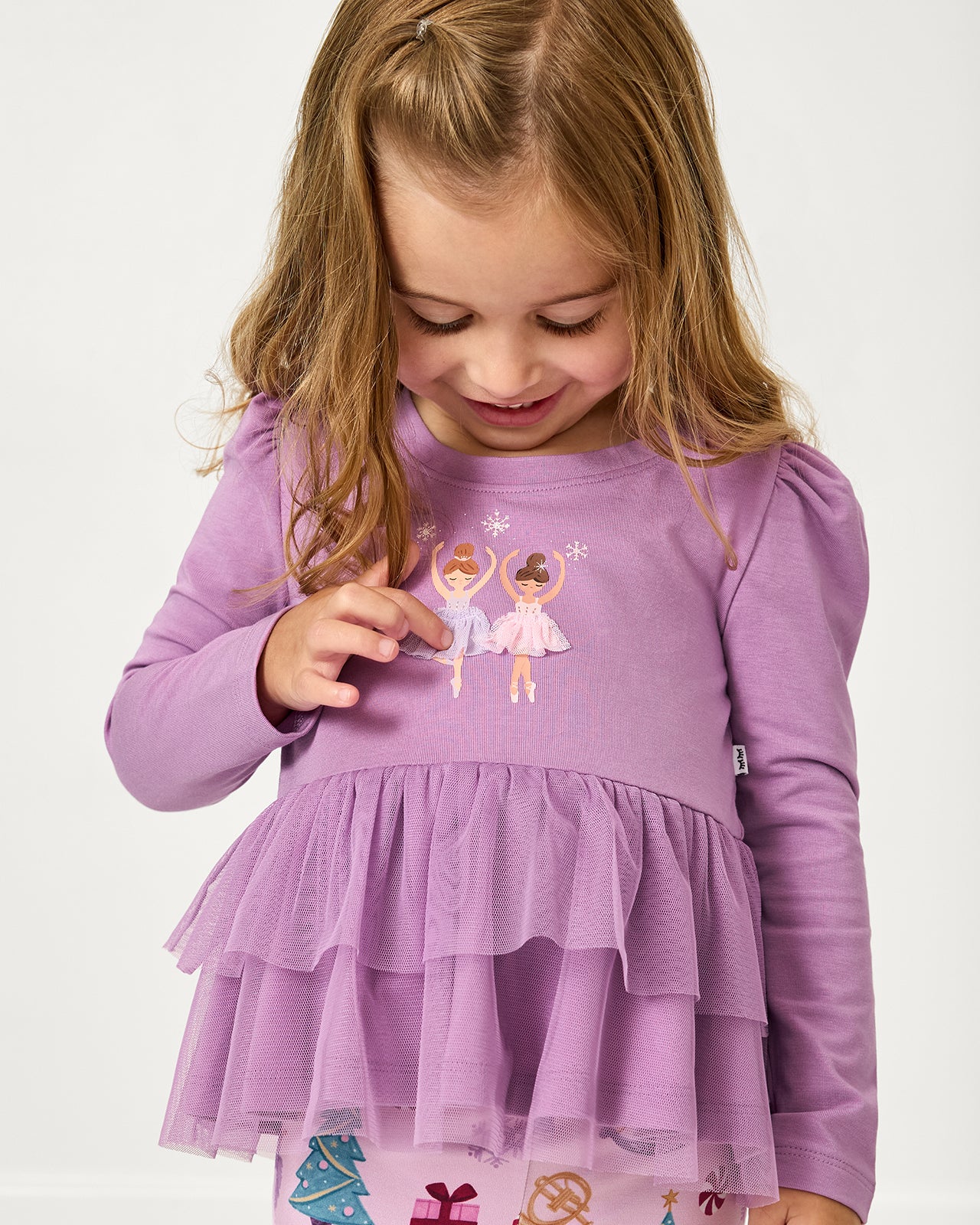 Ballerina Tiered Peplum Top - Image 3
