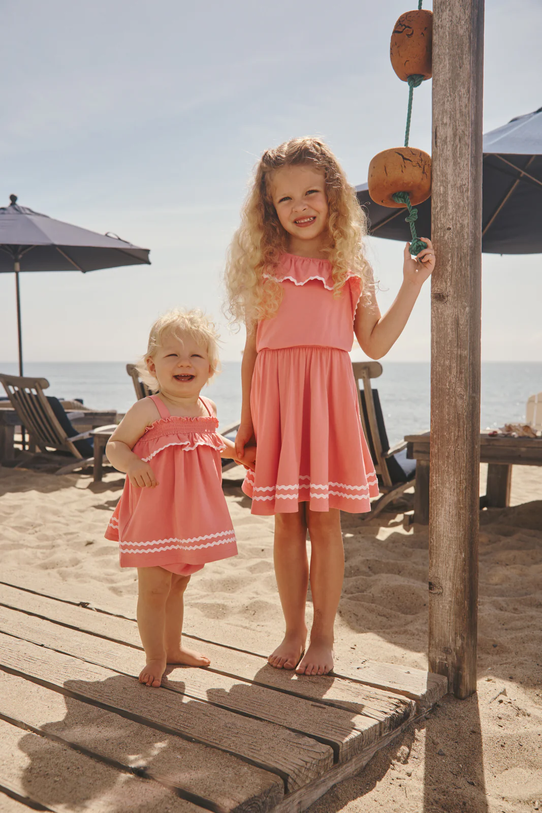 Beach Coral Asymmetrical Dress - Image 6