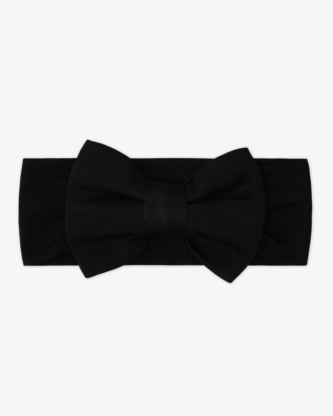 Black Luxe Bow Headband - Image 3