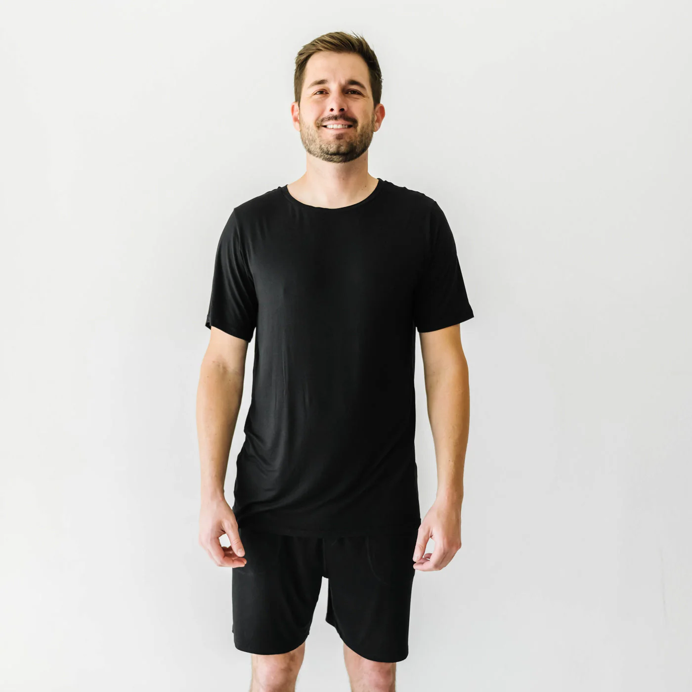 Black Men's Pajama Shorts - Image 3