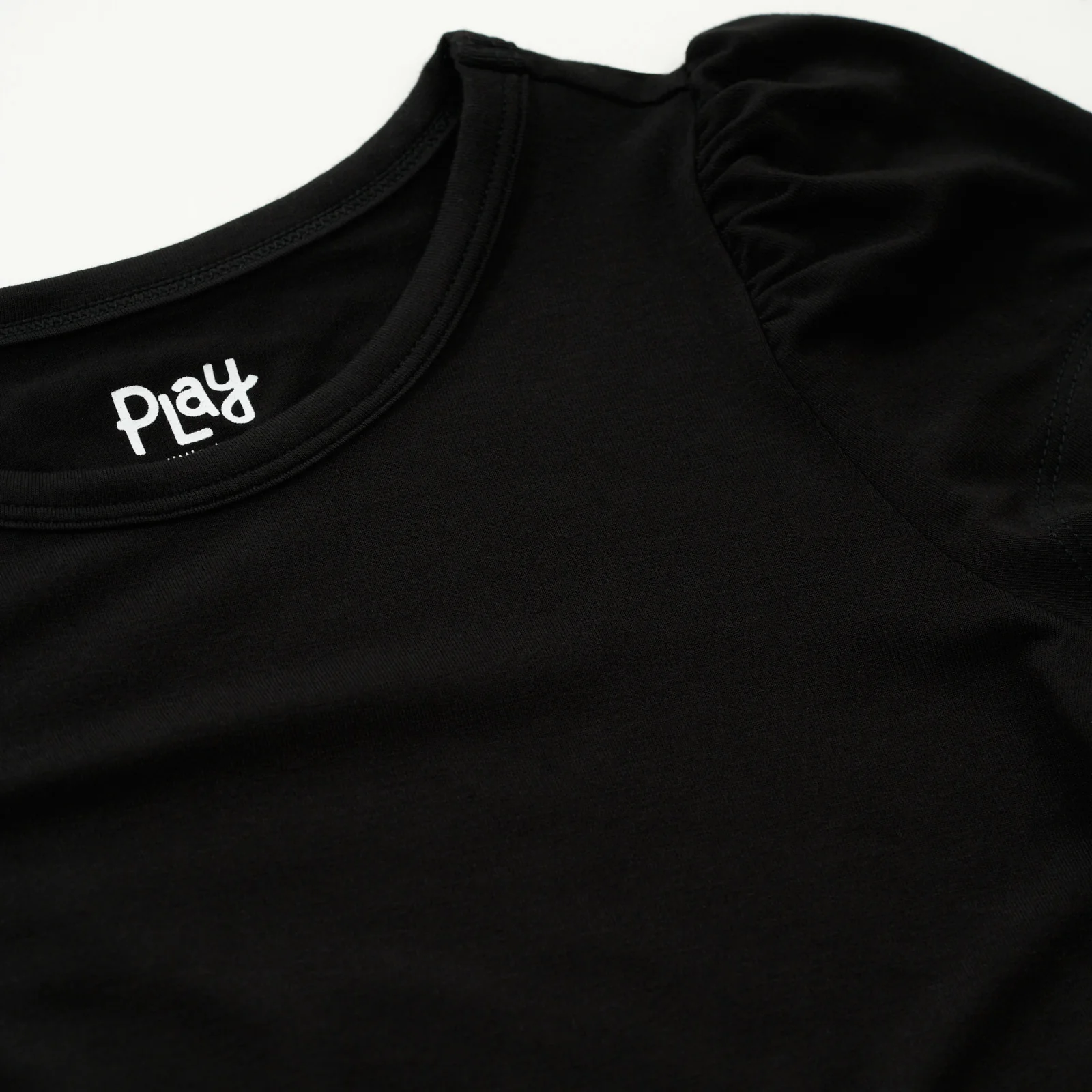 Black Puff Sleeve Tee - Image 6