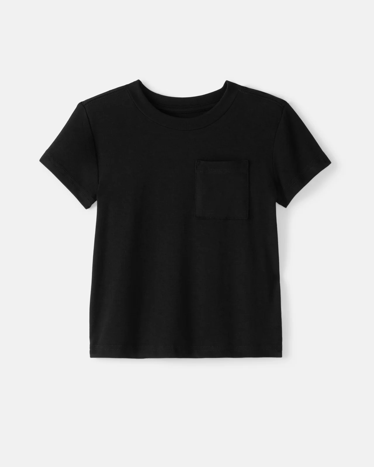 Black Short Sleeve Relaxed Pocket Tee - Image 5