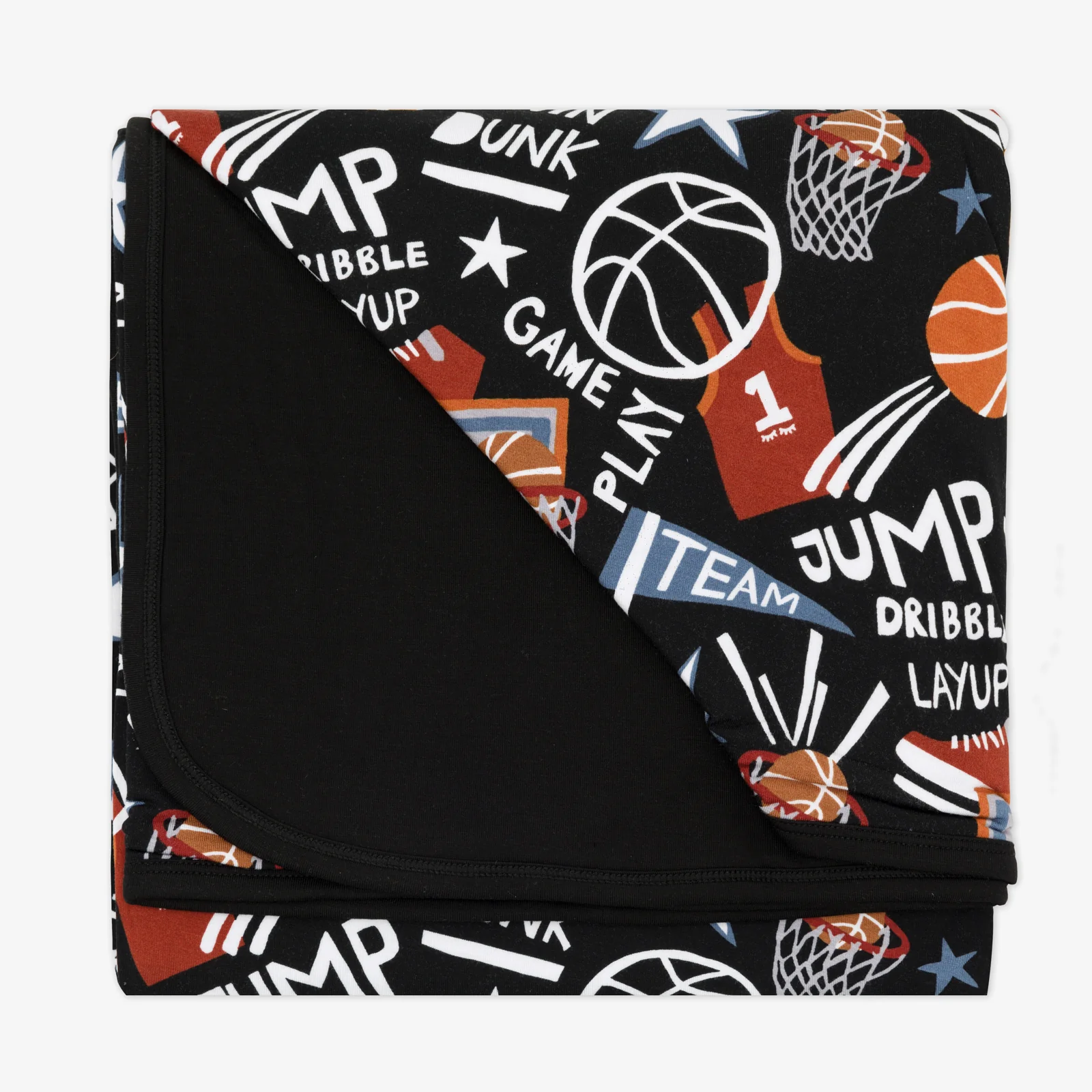 Black Slam Dunk Large Cloud Blanket® - Image 3