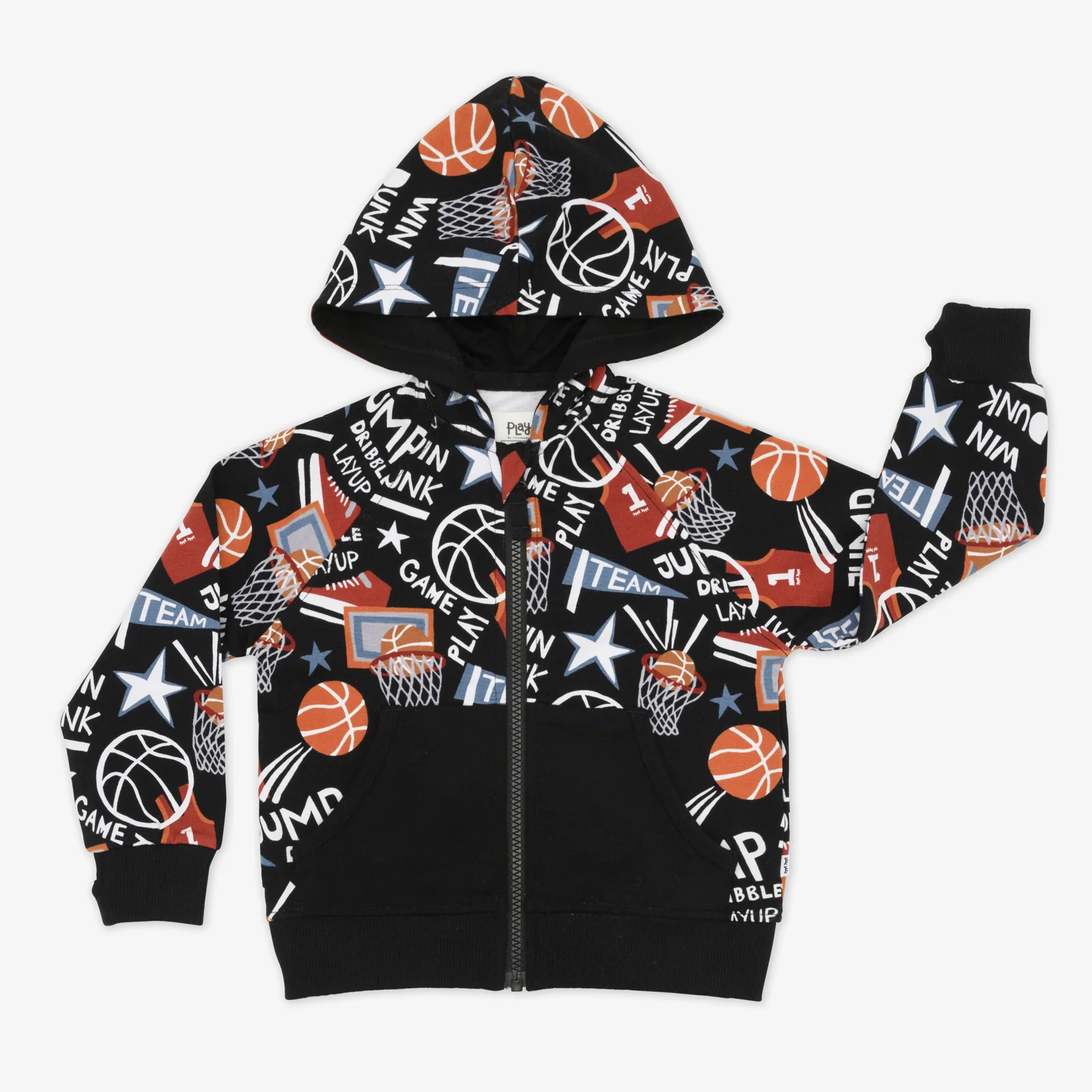 Black Slam Dunk Zip Hoodie - Image 6