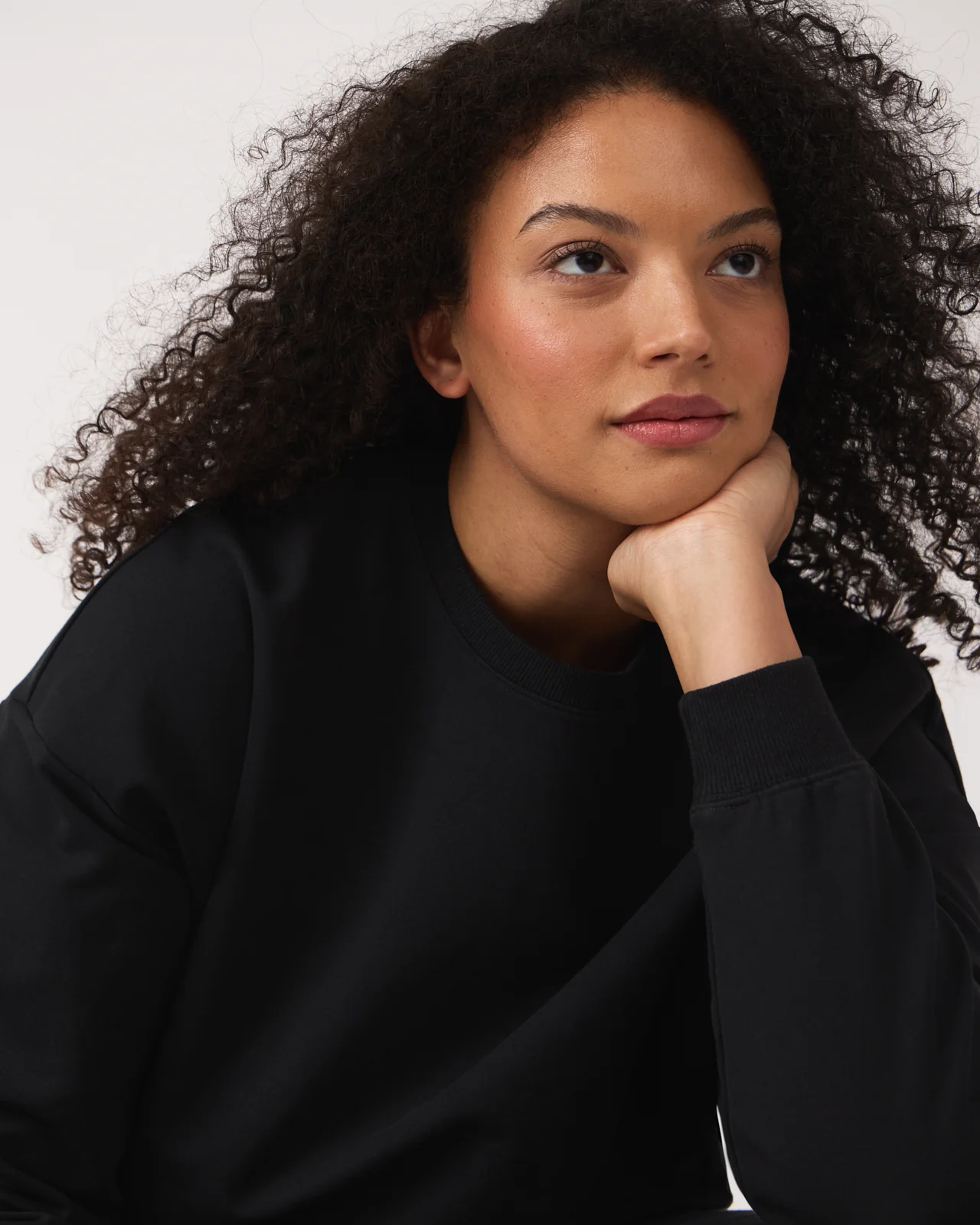 Black Women's Everyday Crewneck Sweatshirt - Image 2