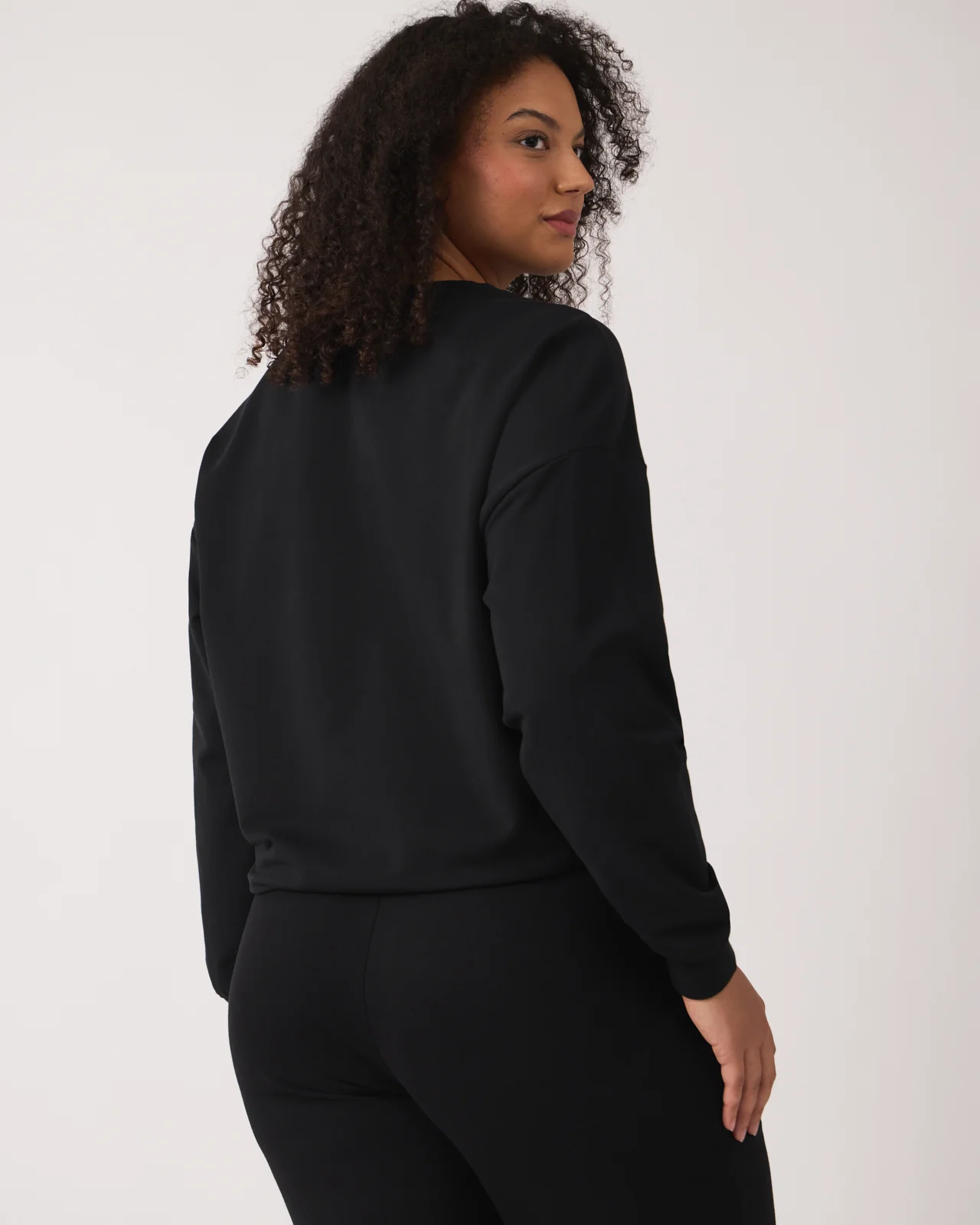 Black Women's Everyday Crewneck Sweatshirt - Image 4