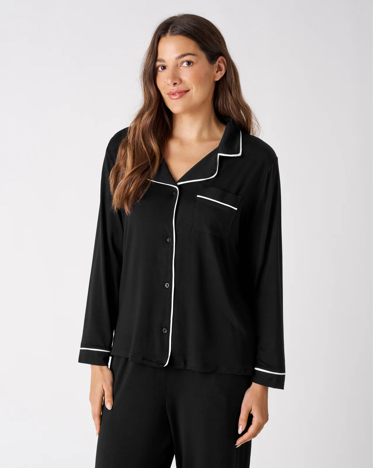 Black Women's Long Sleeve Pajama Set - Image 3