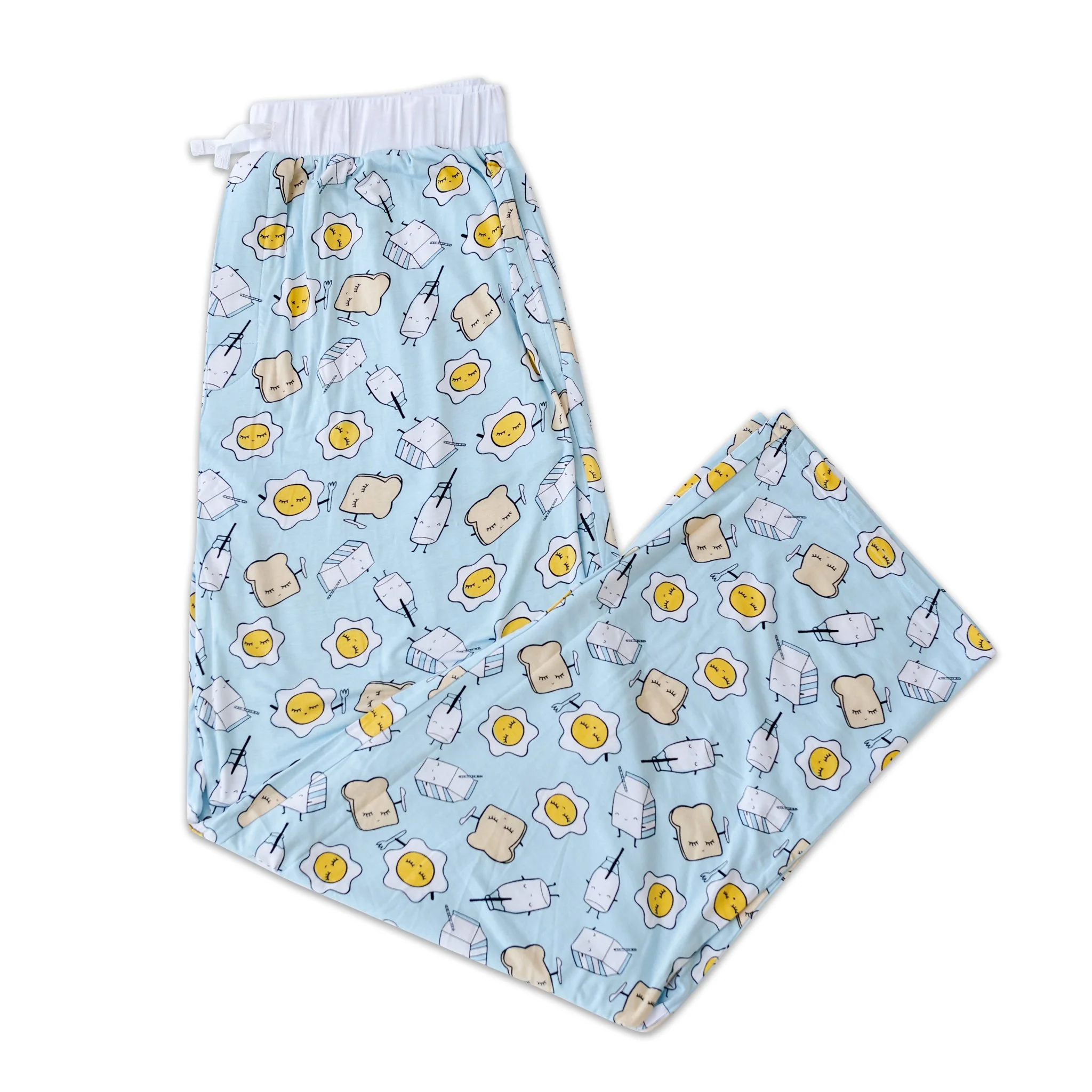 Blue Breakfast Buddies Men's Pajama Pants - Image 6