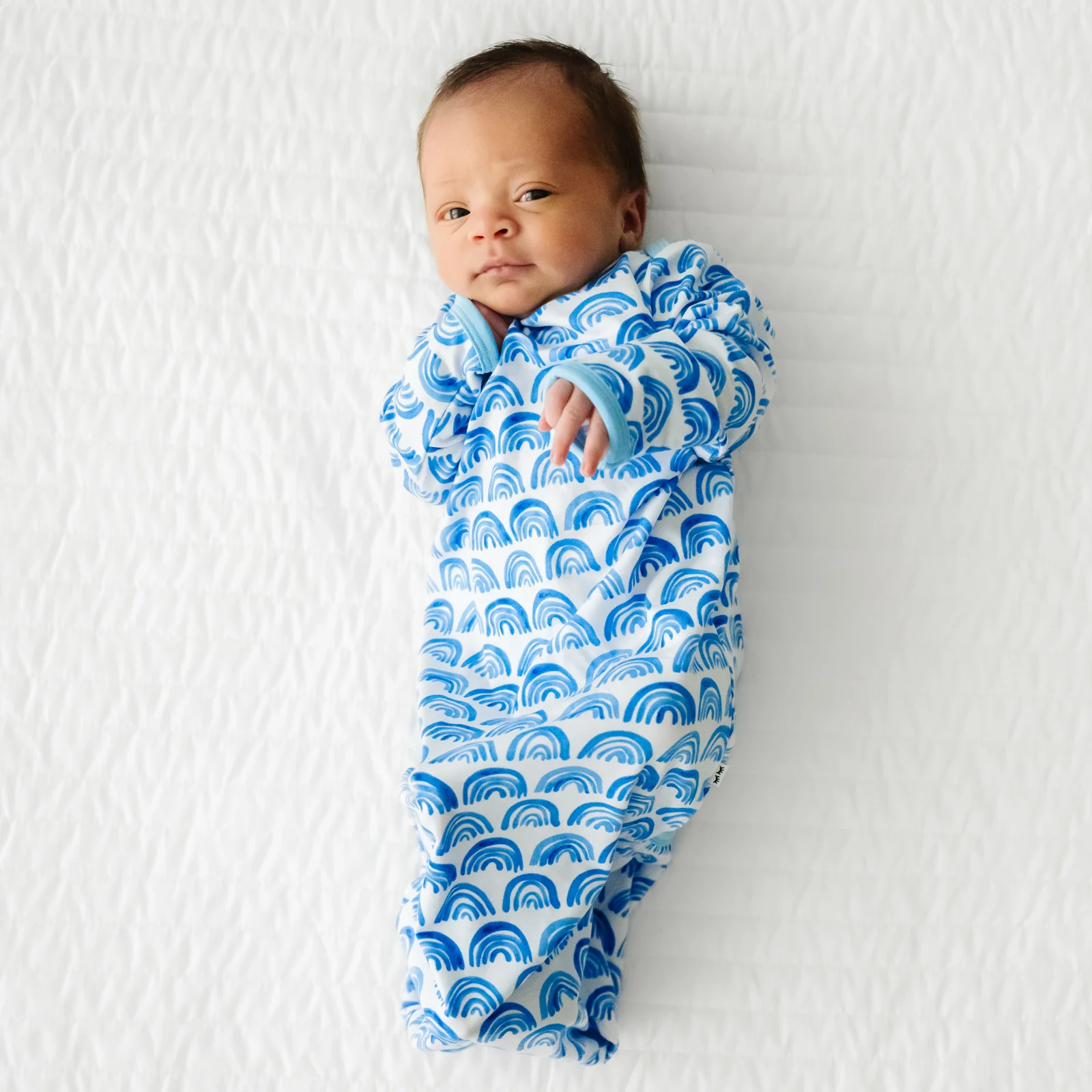 Blue Rainbows Infant Gown - Image 5