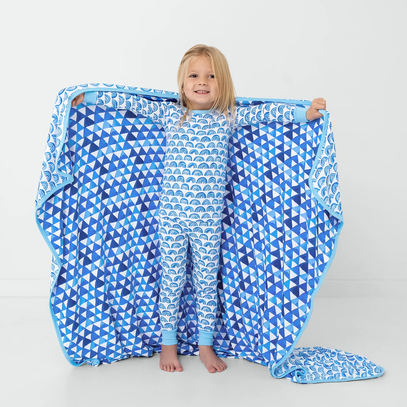 Blue Rainbows Large Cloud Blanket® - Image 3