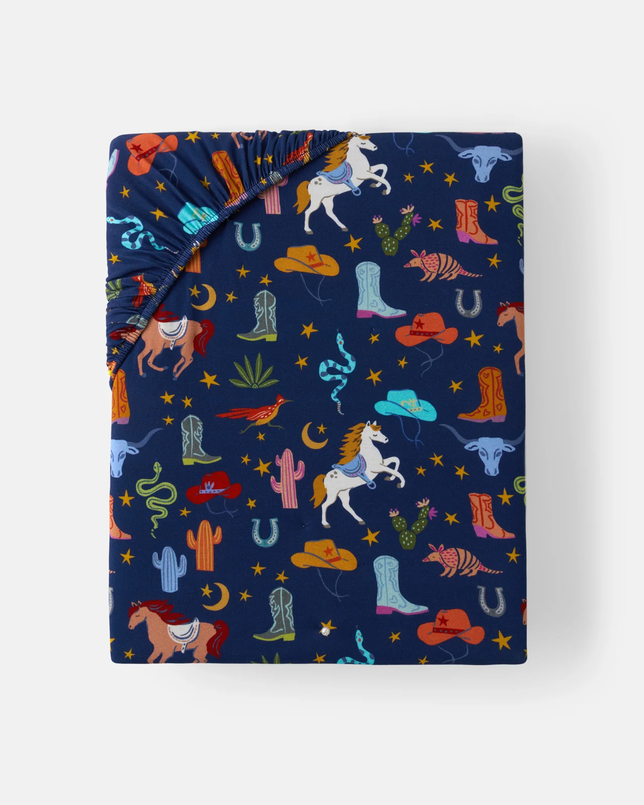 Blue Rancher Roundup Fitted Crib Sheet - Image 4
