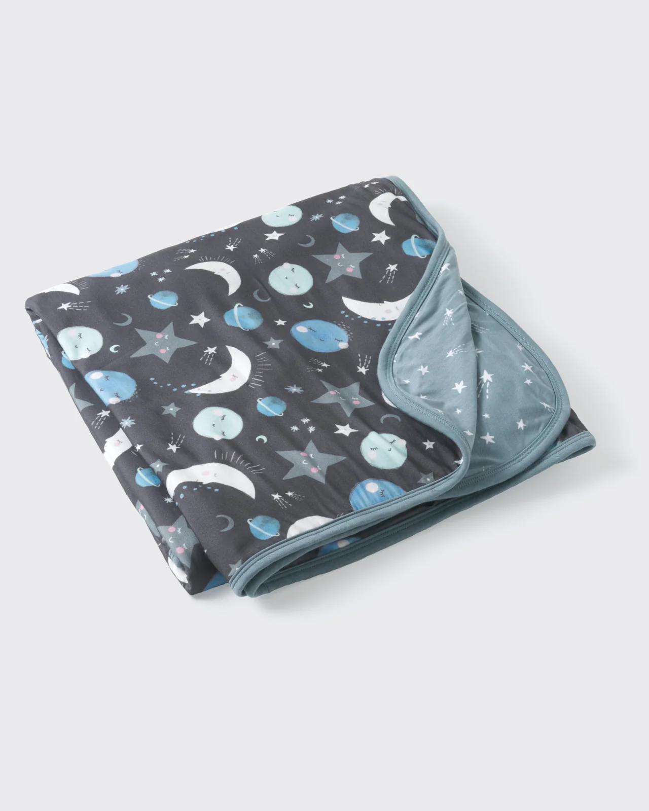 Blue To the Moon & Back Large Cloud Blanket® - Image 4