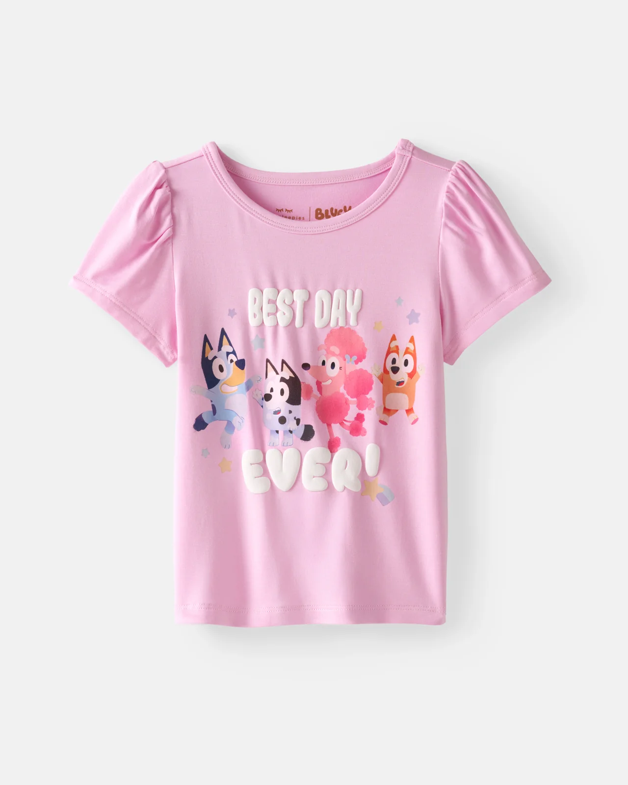 Bluey Best Day Ever Puff Sleeve Tee - Image 5