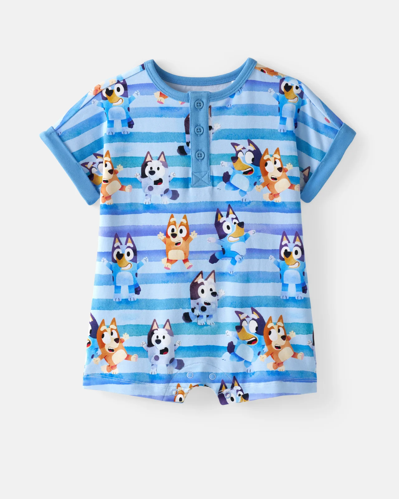 Bluey Dance All Day Dolman Henley Romper - Image 4