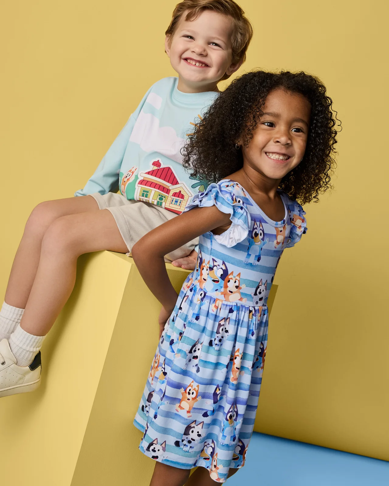Bluey Dance All Day Flutter Skater Dress - Image 3