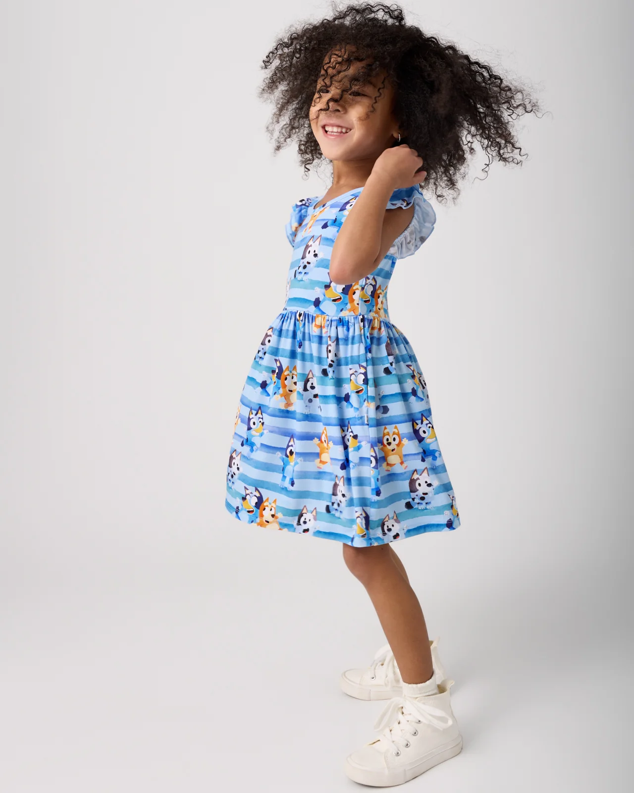 Bluey Dance All Day Flutter Skater Dress - Image 5