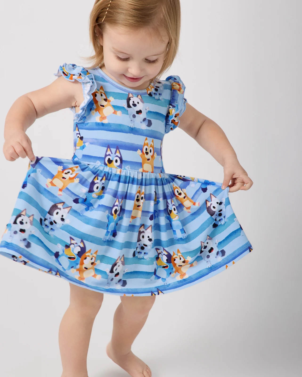 Bluey Dance All Day Flutter Skater Dress with Bodysuit - Image 3