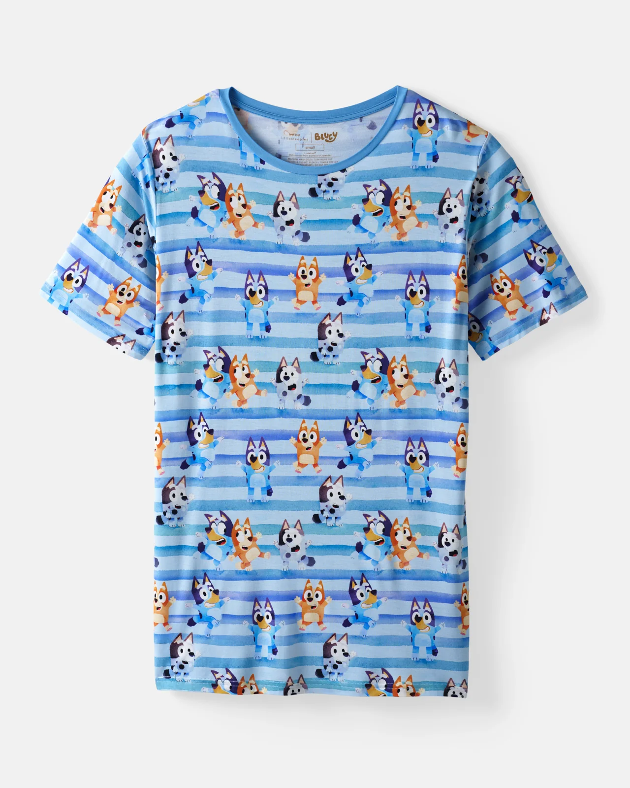 Bluey Dance All Day Men's Short Sleeve Pajama Top - Image 5