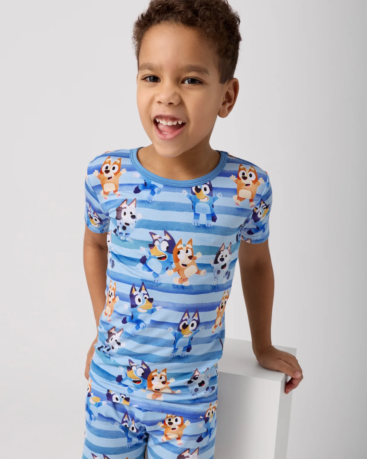 Bluey Dance All Day Two-Piece Short Sleeve & Shorts Pajama Set - Image 4