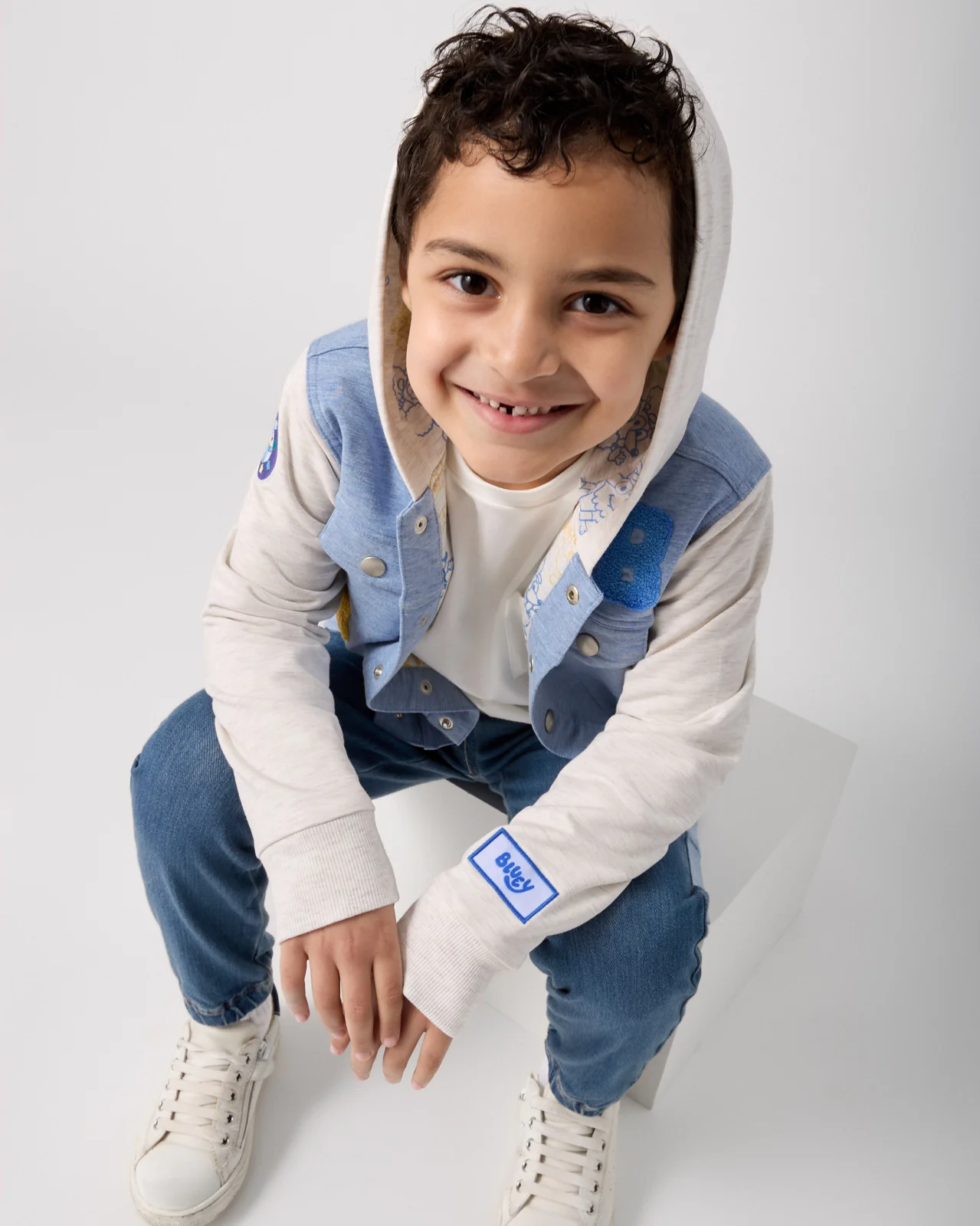 Bluey Hooded Trucker Jacket - Image 2