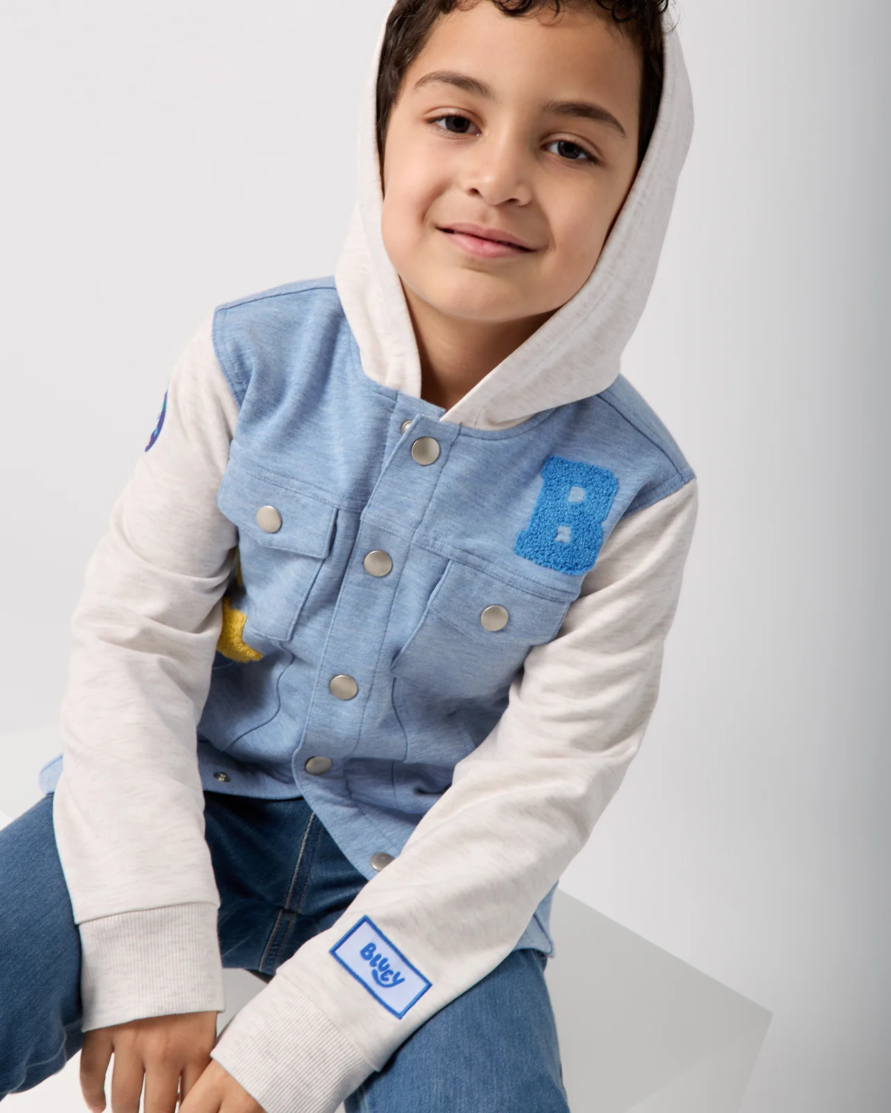 Bluey Hooded Trucker Jacket - Image 3