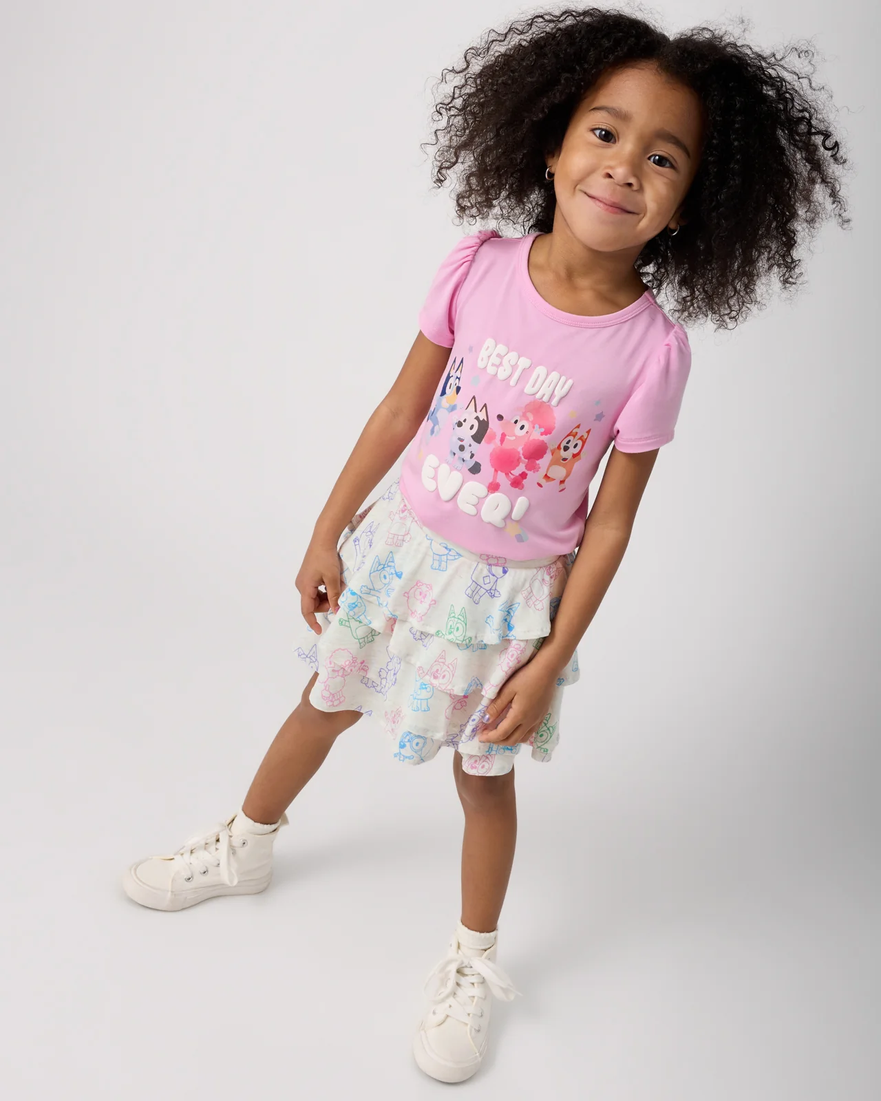 Bluey Playtime Crew Ruffle Skort - Image 2