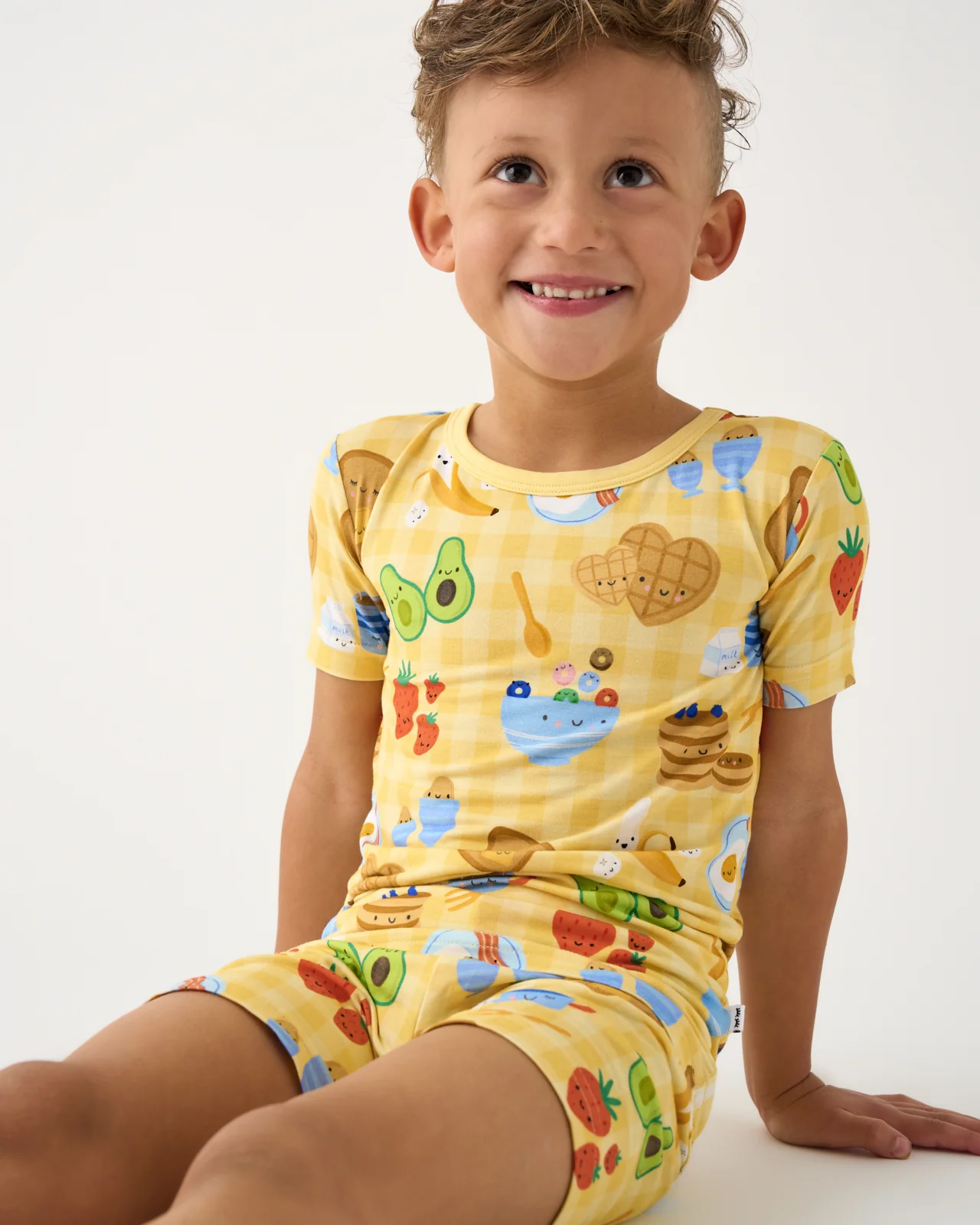 Breakfast Bunch Two-Piece Short Sleeve & Shorts Pajama Set - Image 2