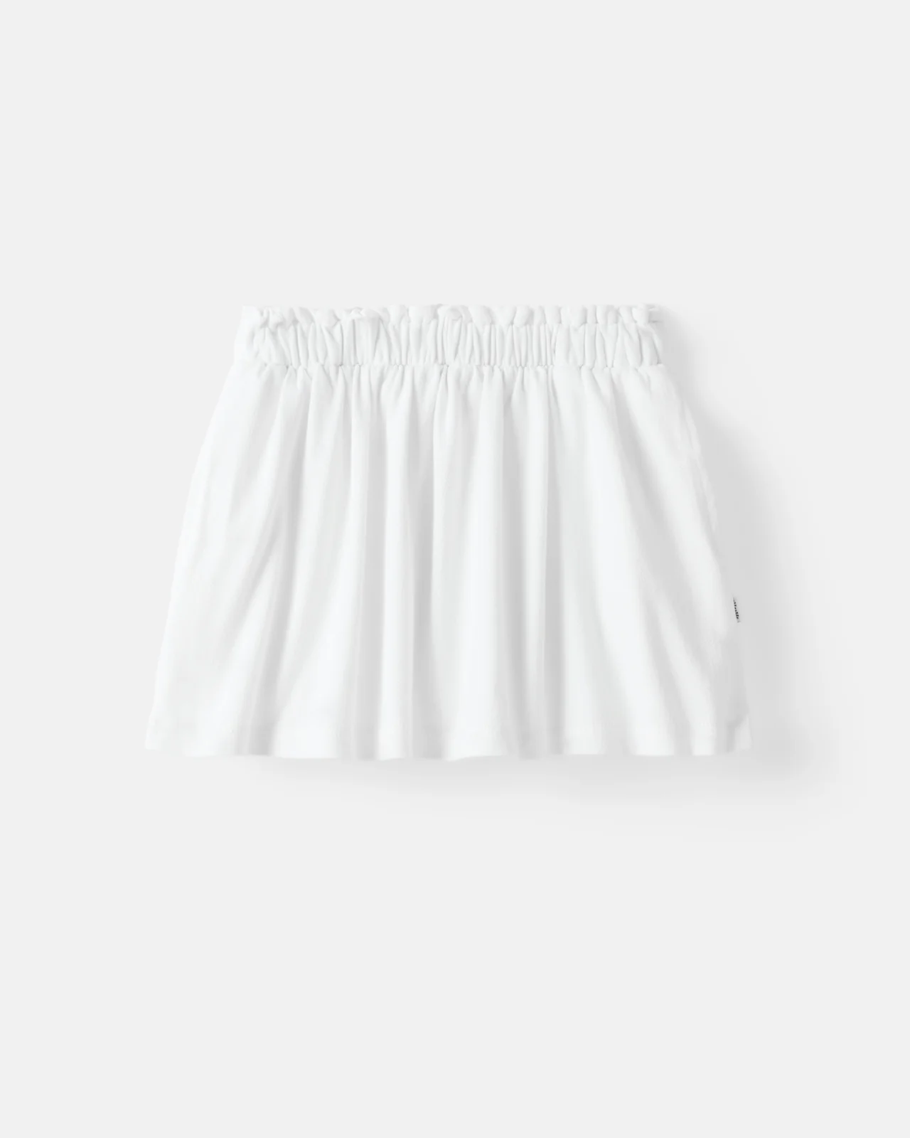 Bright White Denim Skort - Image 3