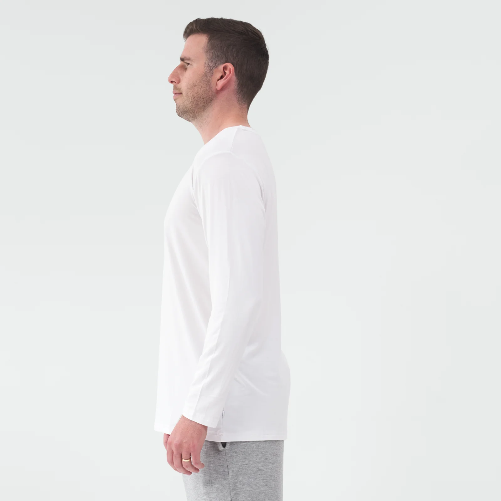 Bright White Men's Pajama Top - Image 2