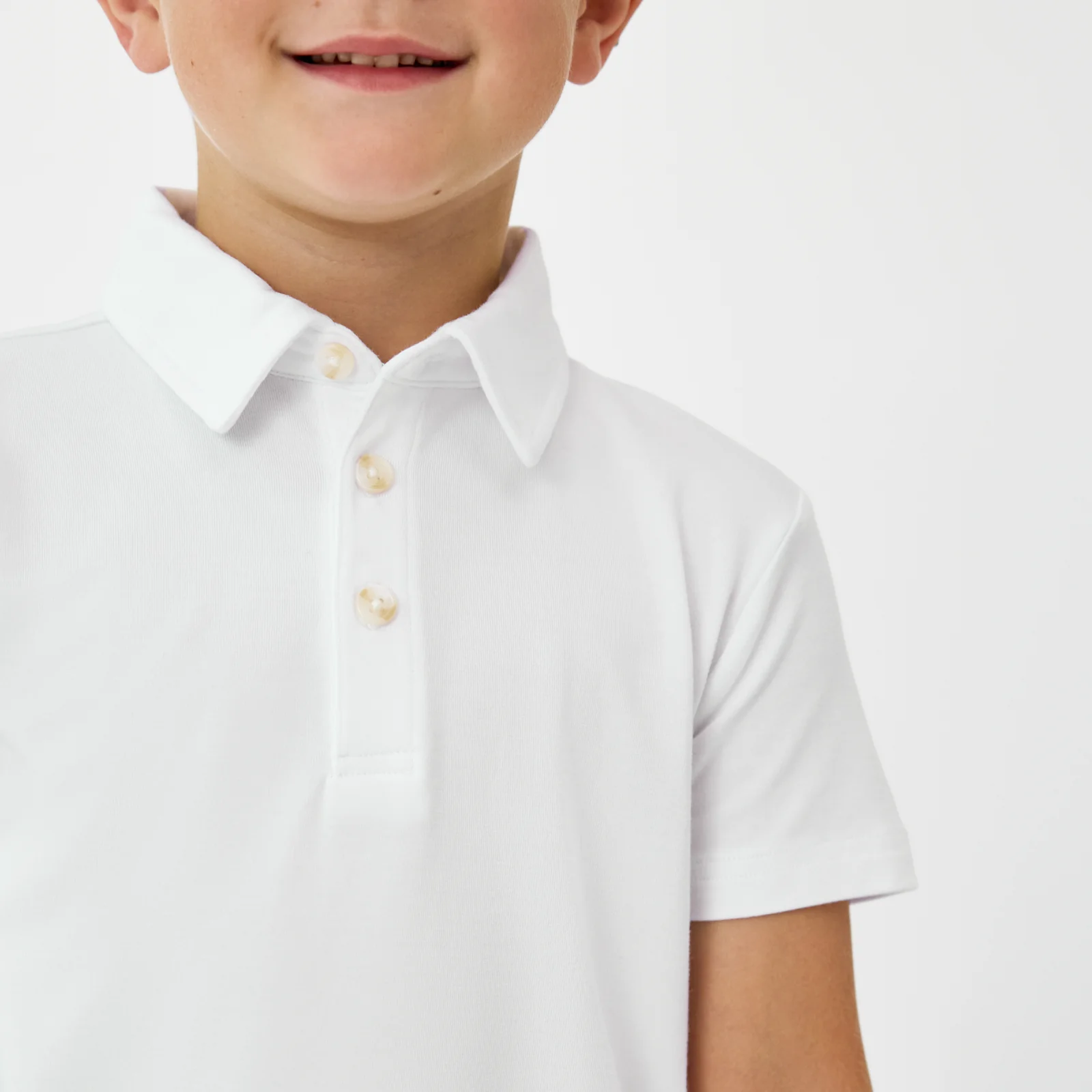 Bright White Polo Shirt - Image 4