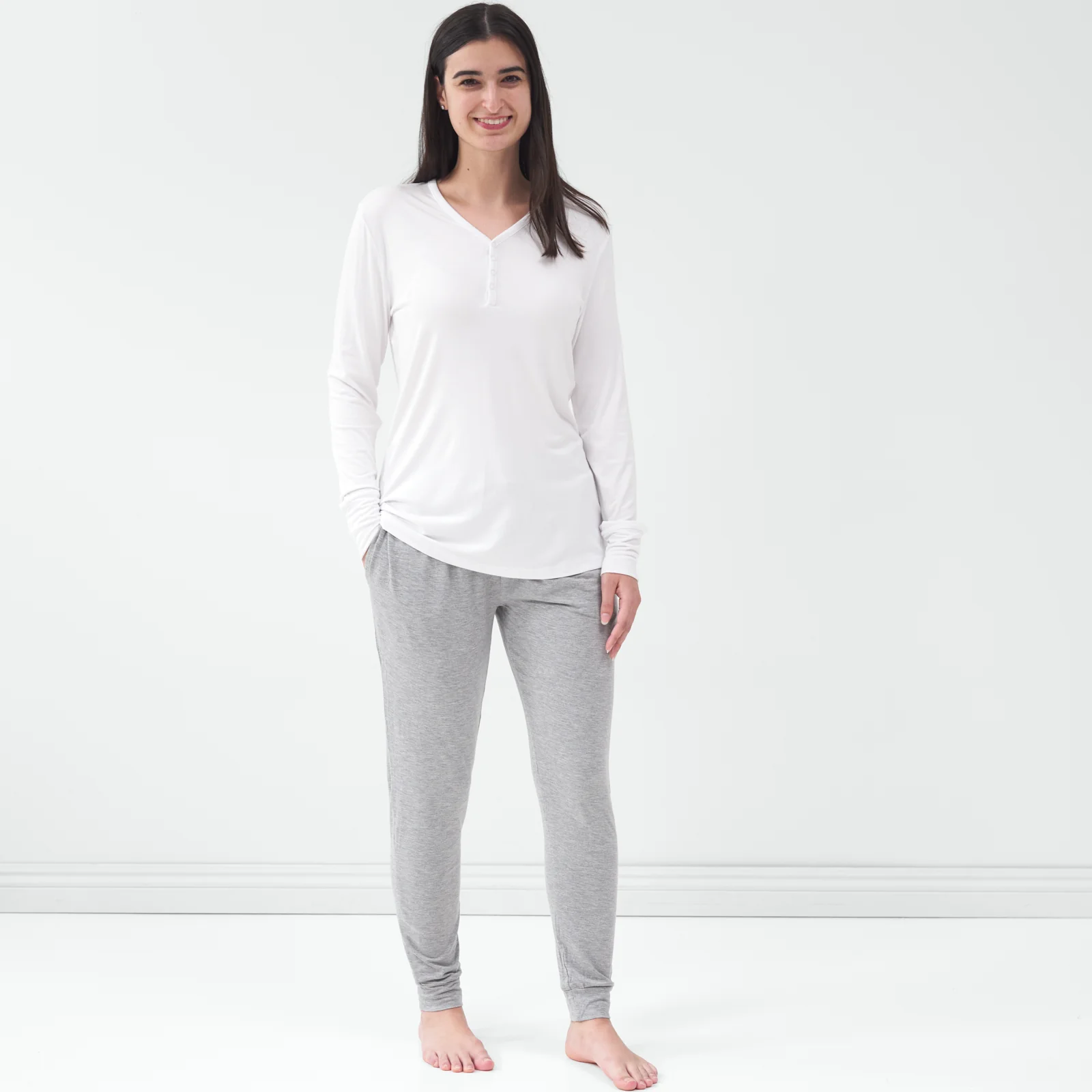 Bright White Women's Pajama Top - Image 2