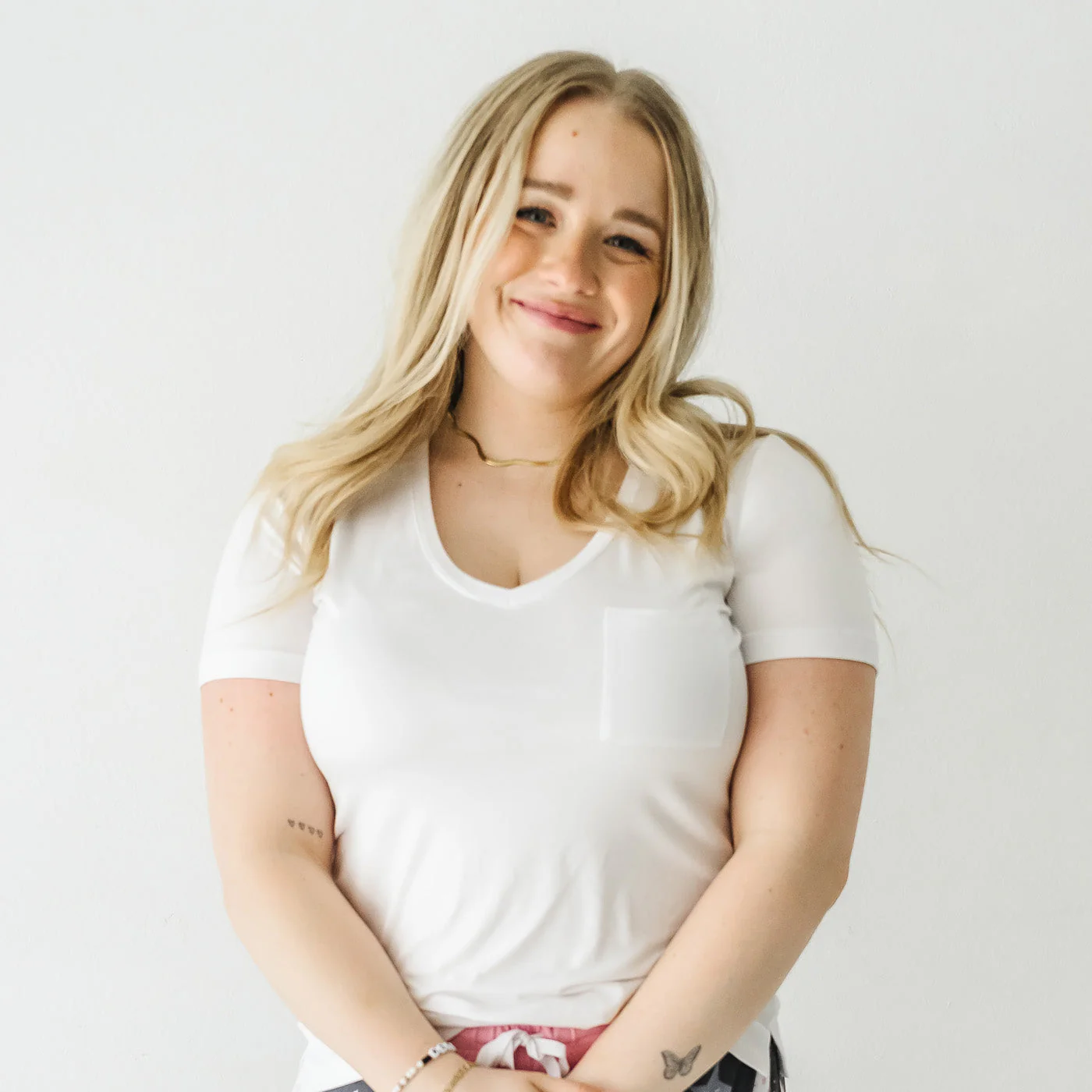 Bright White Women's Perfect Pocket Tee - Image 3