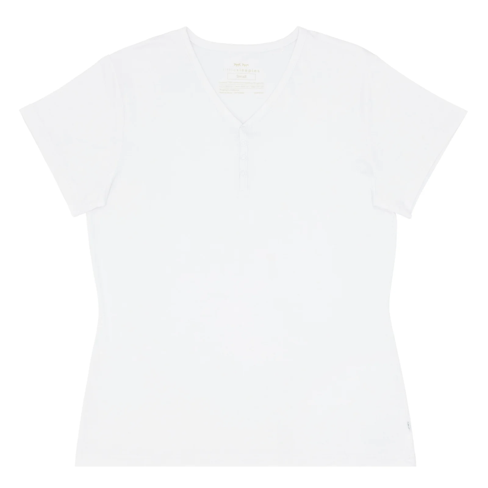 Bright White Women's Short Sleeve Pajama Top - Image 3