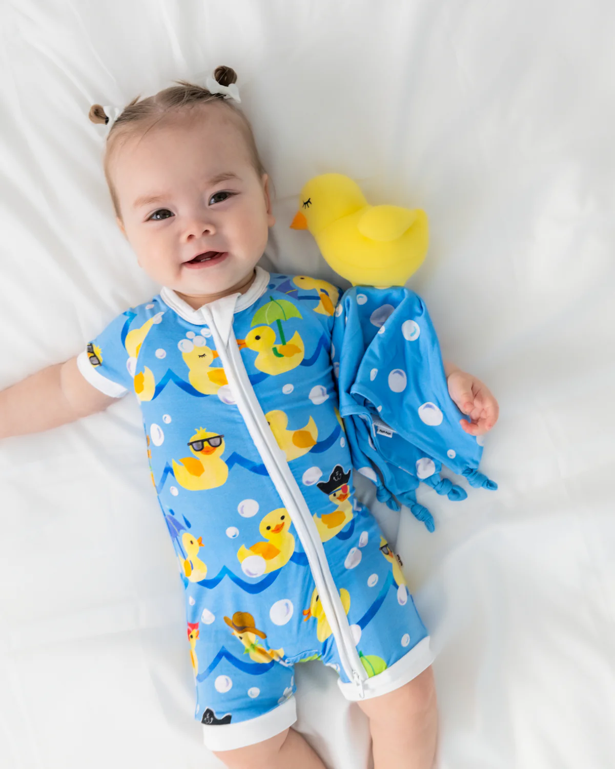 Bubbles the Rubber Ducky Sleepyhead Lovey - Image 6