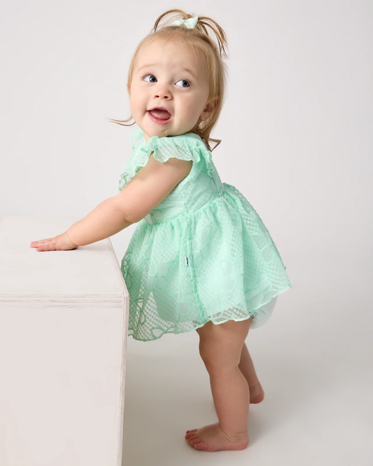 Butterfly Brook Smocked Flutter Dress with Bloomer - Image 2