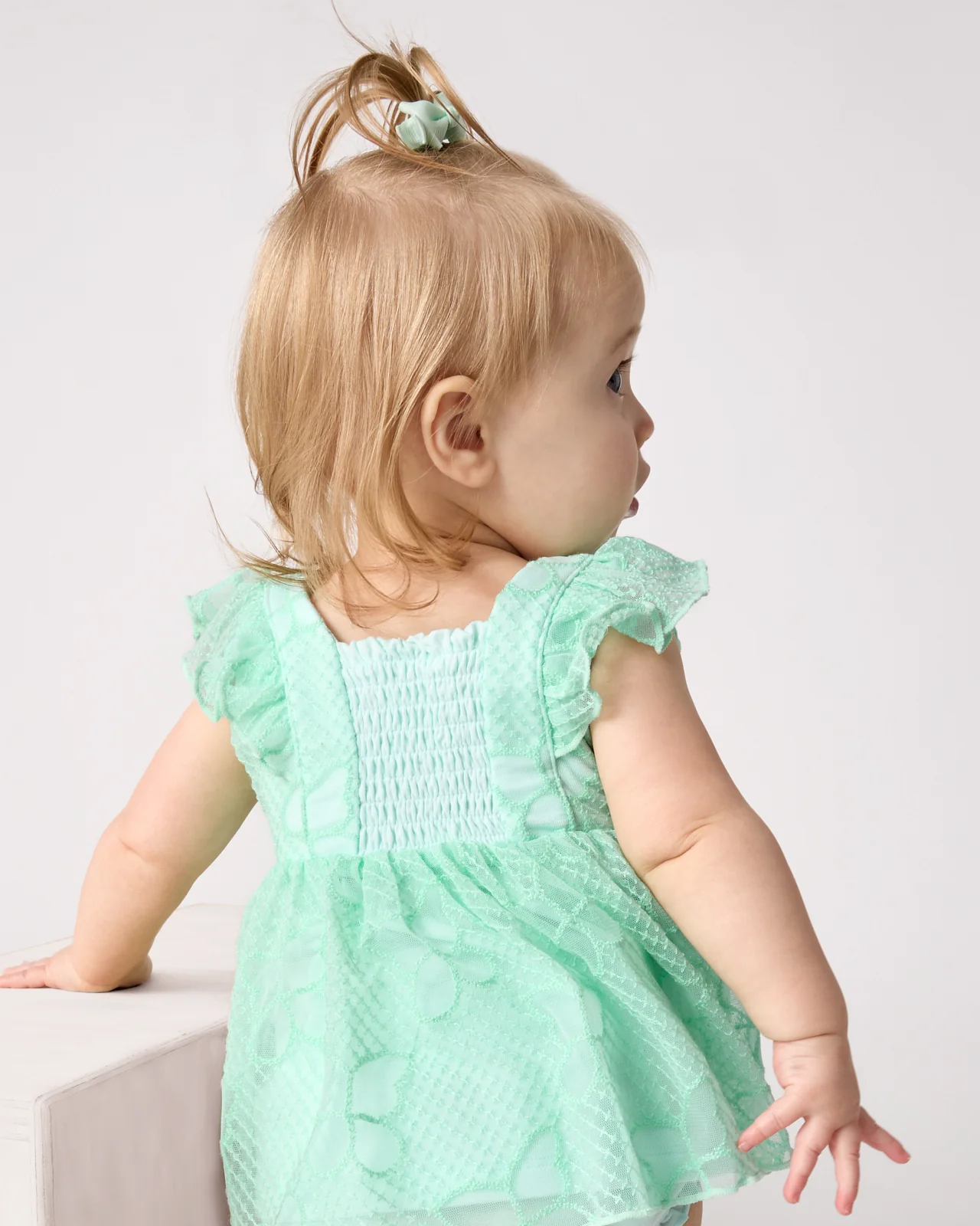 Butterfly Brook Smocked Flutter Dress with Bloomer - Image 4