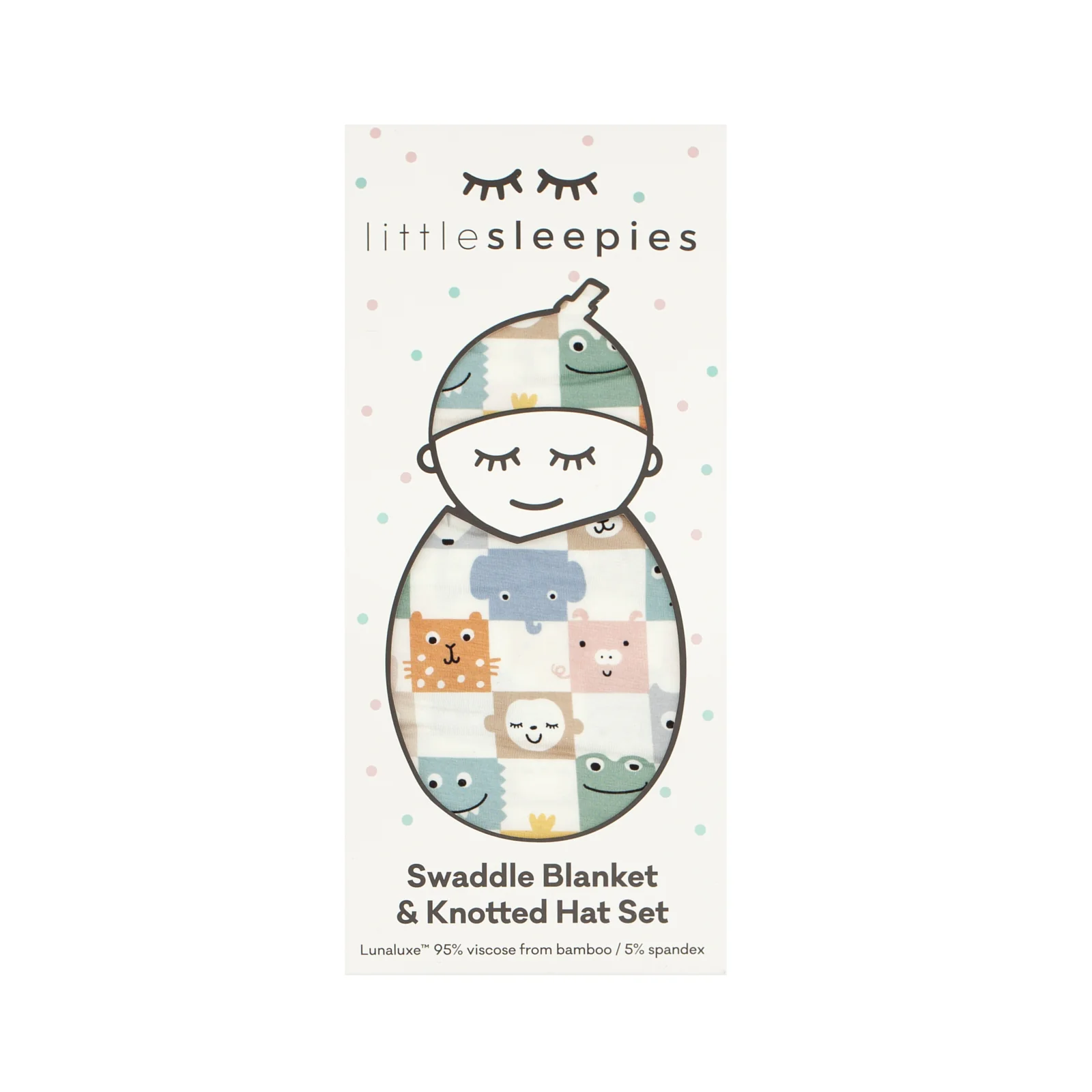 Check Mates Swaddle & Hat Set - Image 5