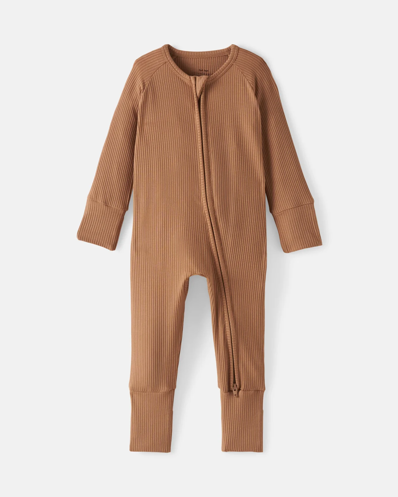 Chestnut Brown Ribbed Zippy - Image 5