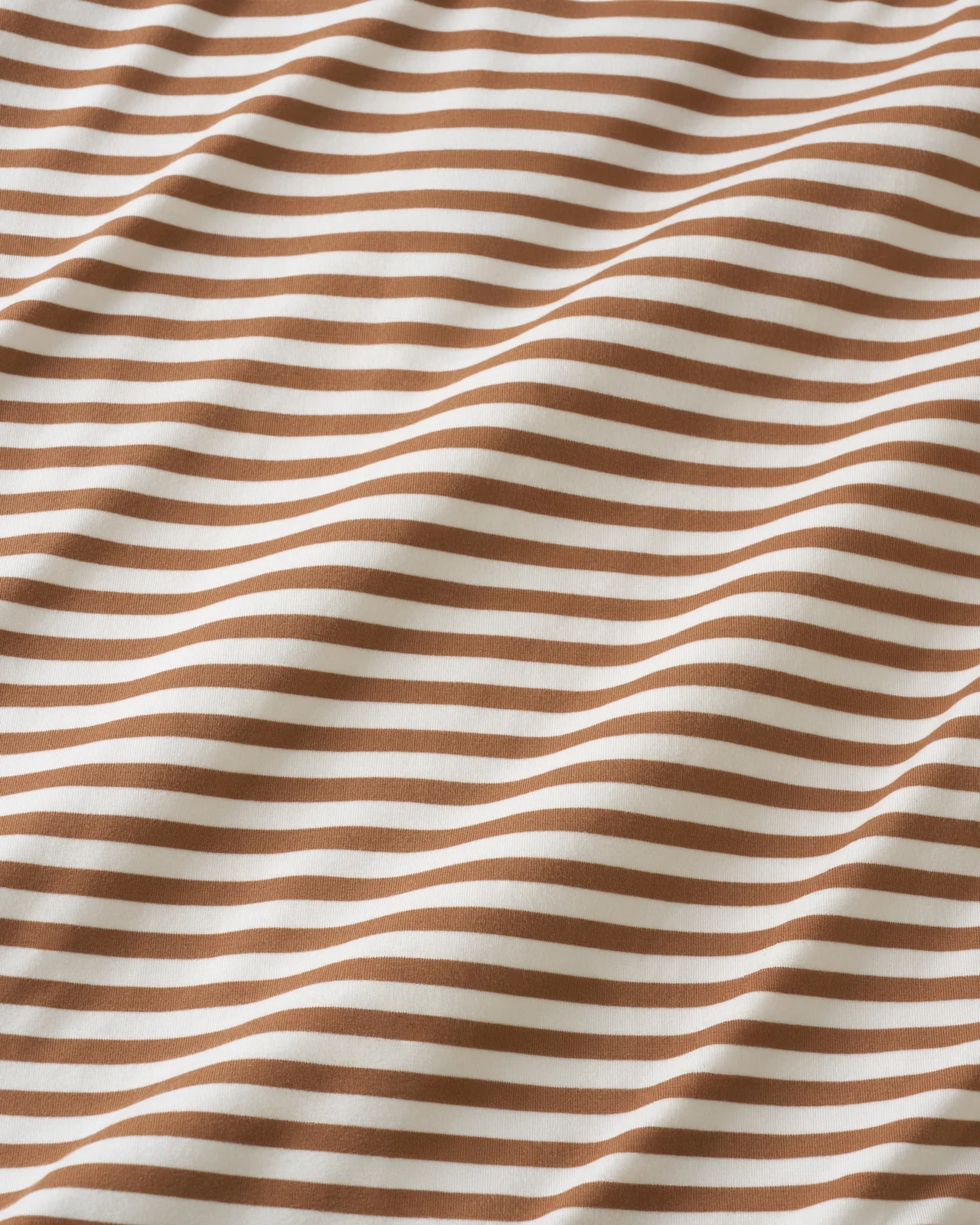 Chestnut Brown Stripe Swaddle & Luxe Bow Headband Set - Image 6