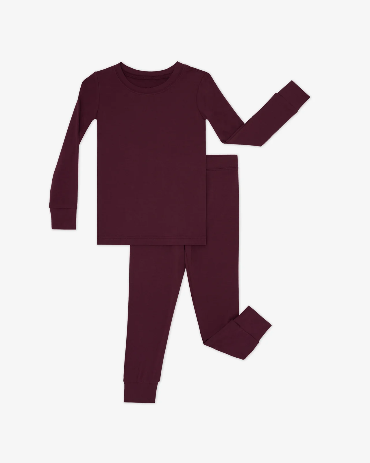 Classic Burgundy Two-Piece Pajama Set - Image 4