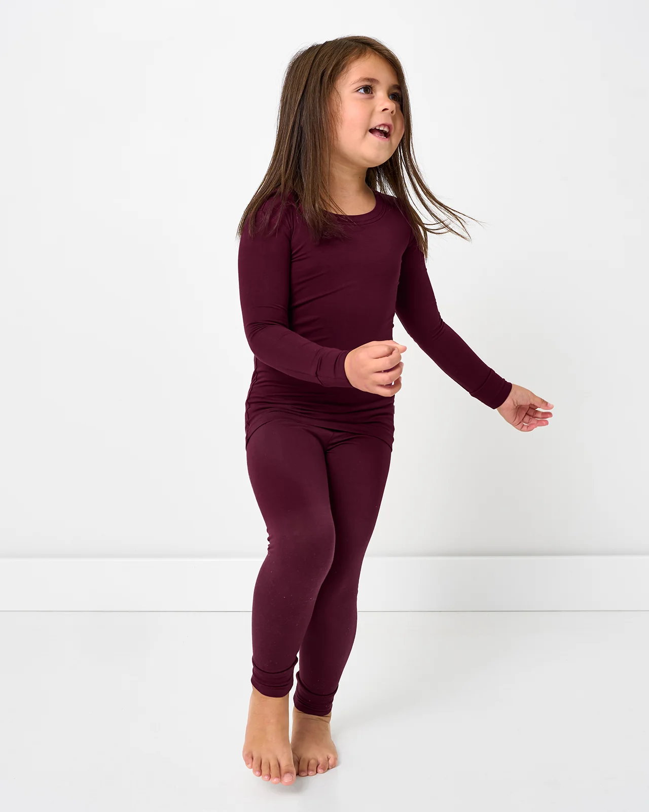 Classic Burgundy Two-Piece Pajama Set - Image 5