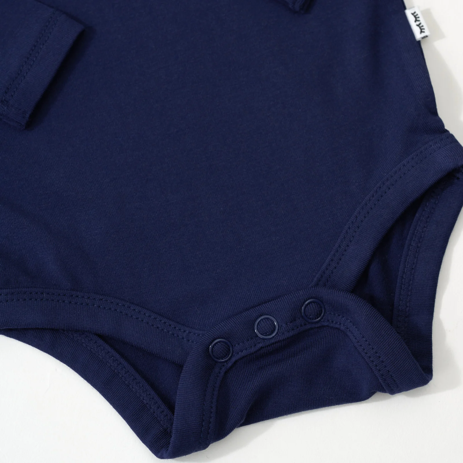 Classic Navy Long Sleeve Bodysuit - Image 5