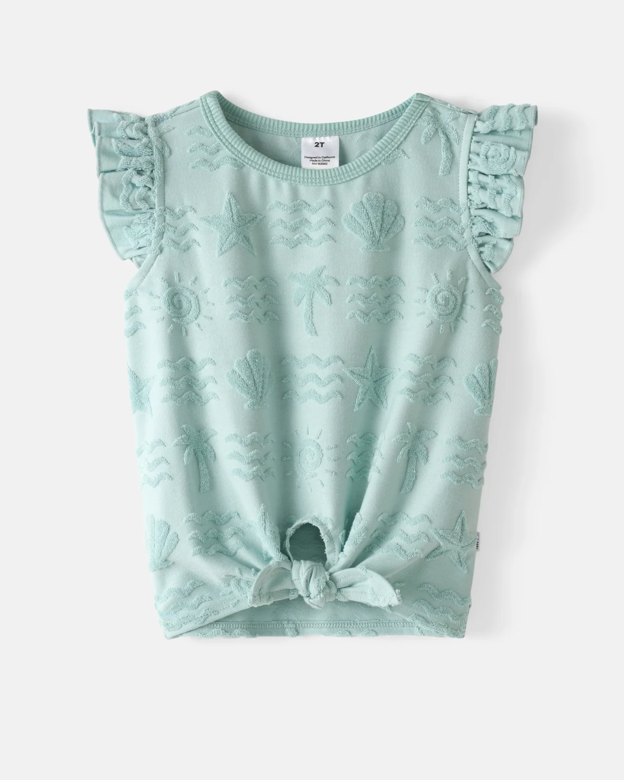Coastal Rays Bow Front Flutter Top - Image 8
