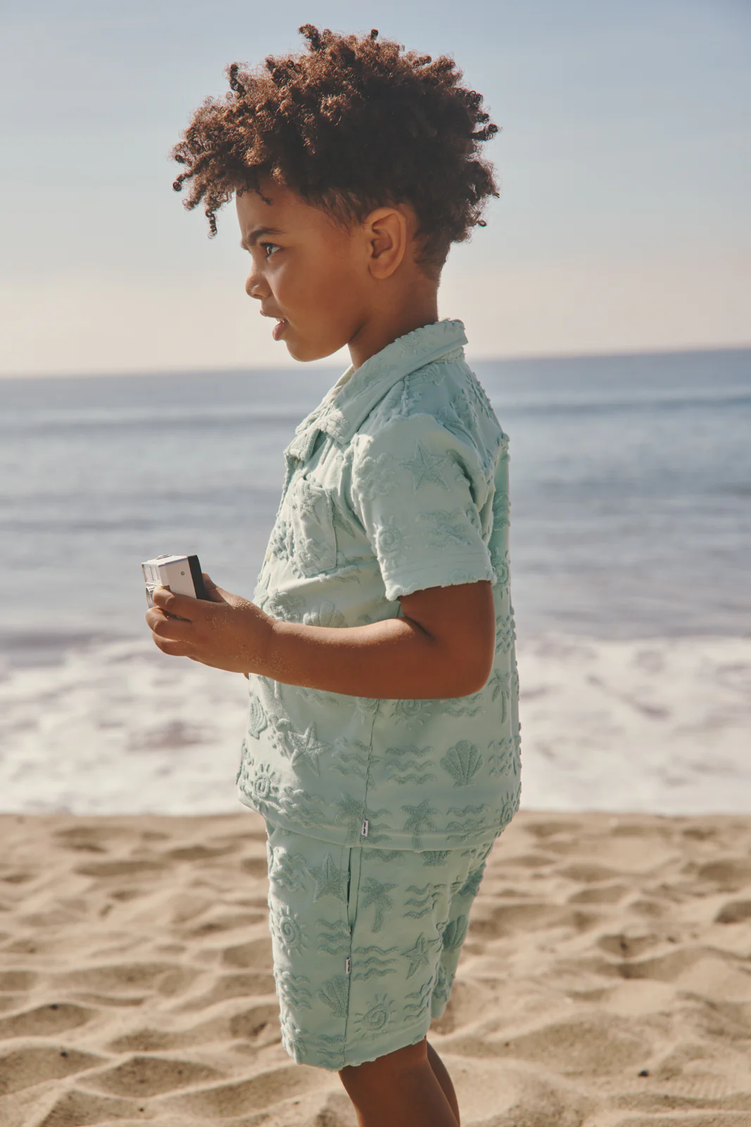 Coastal Rays Button Down Polo - Image 3