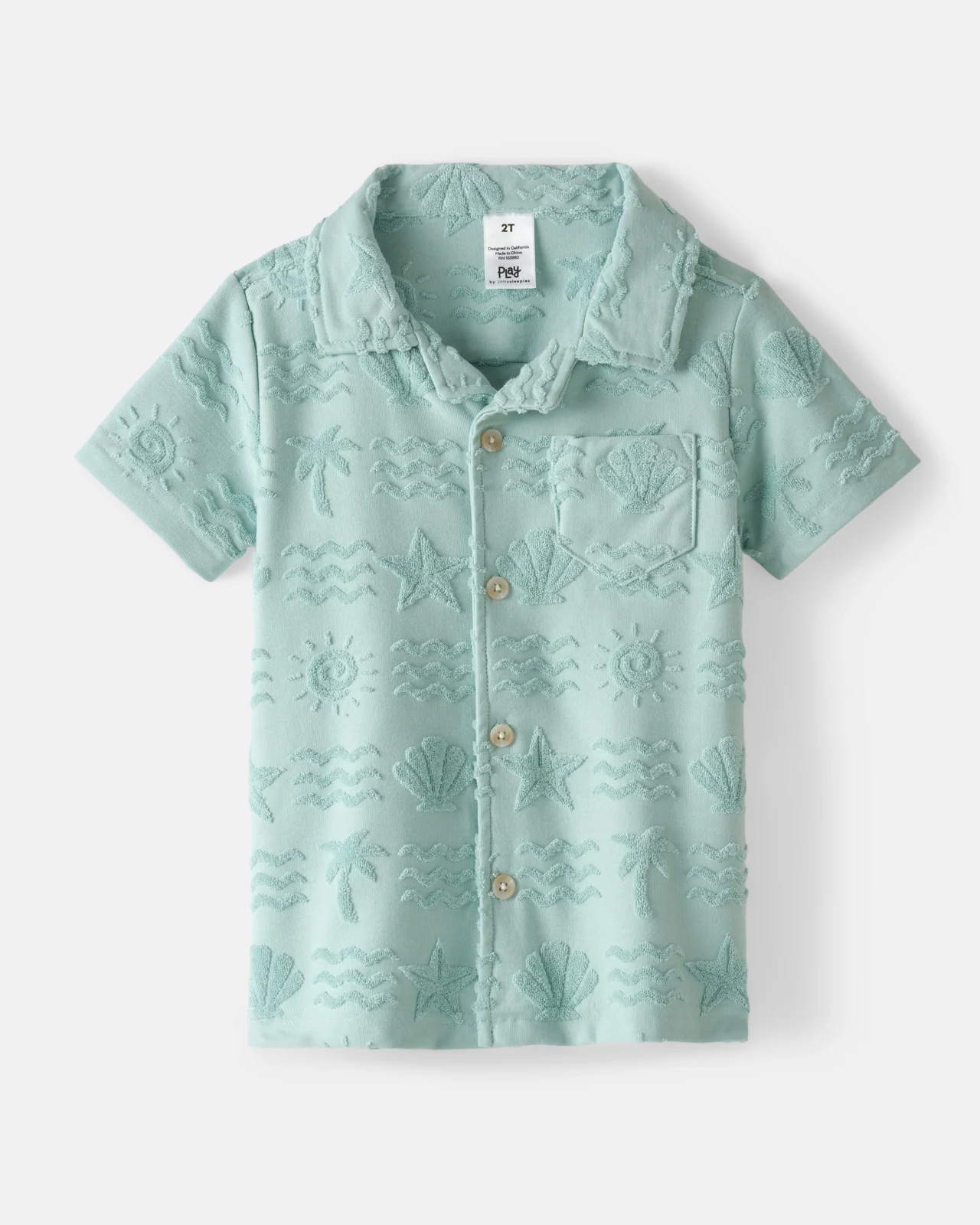 Coastal Rays Button Down Polo - Image 7
