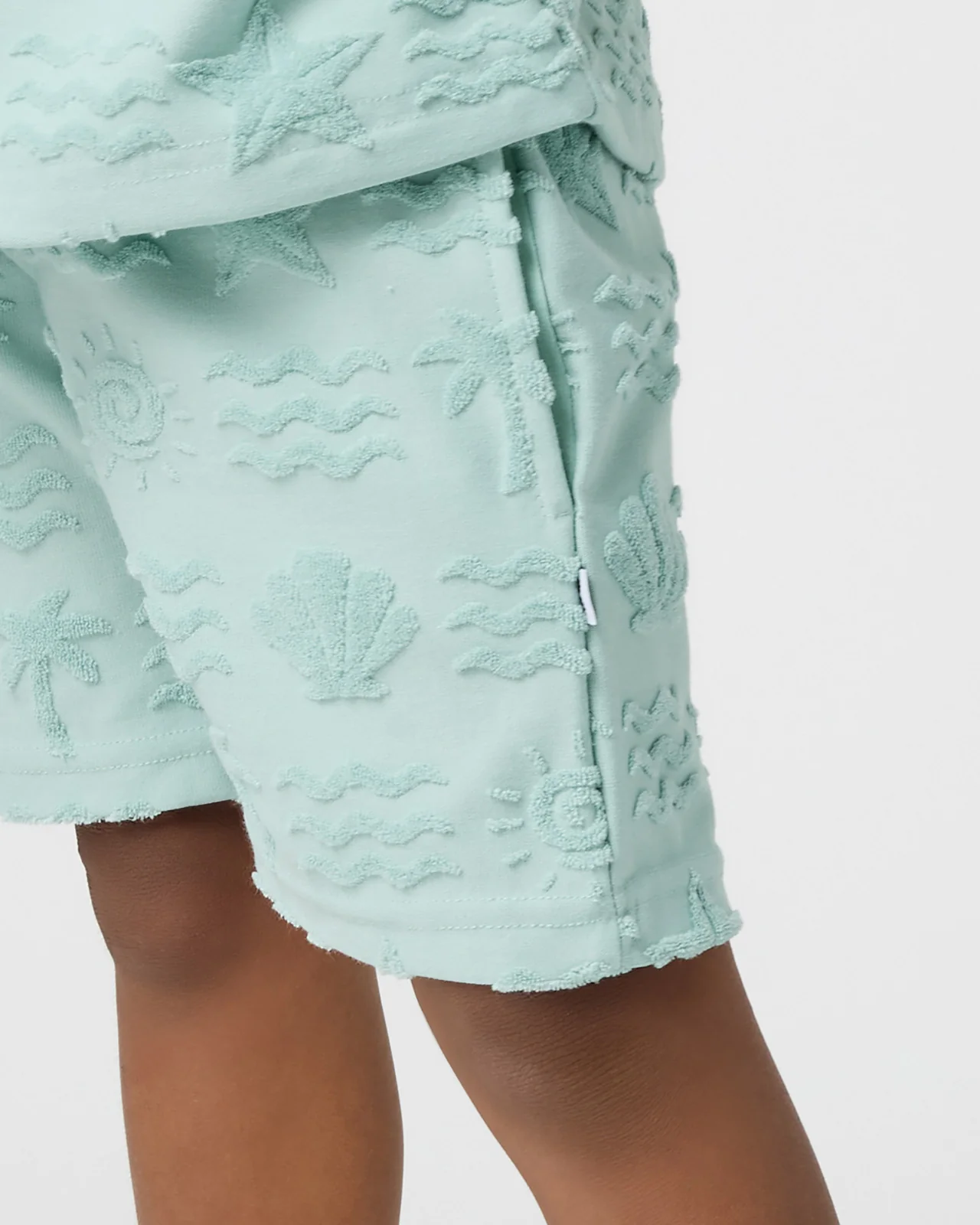 Coastal Rays Drawstring Shorts - Image 4