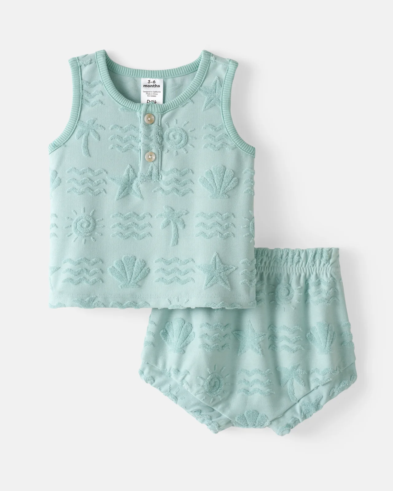 Coastal Rays Henley Tank Set - Image 6